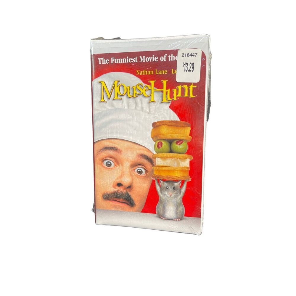 Mouse‎ Hunt (VHS, 1998, Clamshell) Dreamworks Nathan Lane Lee Evans *Read*